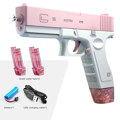 M416 Water Gun Electric Pistol Shooting Toy Full Automatic Summer Shoot Beach Outdoor Fun Toy For Children Boys Girl Adults Gift